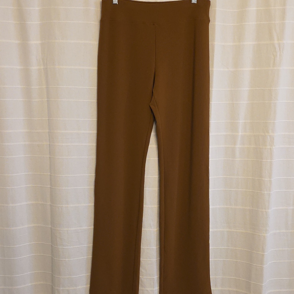 Boston Proper Brown Stretchy Travelers Pants. Size Medium/Large. - Picture 2 of 6